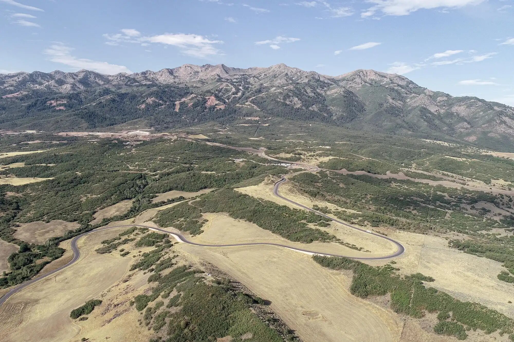 Wasatch Peaks Ranch aerial view of mountain homesites